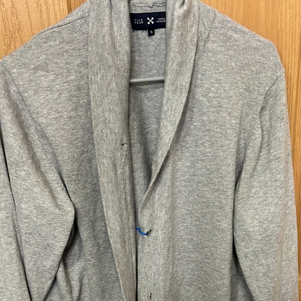 Gray Men's Cardigan - L